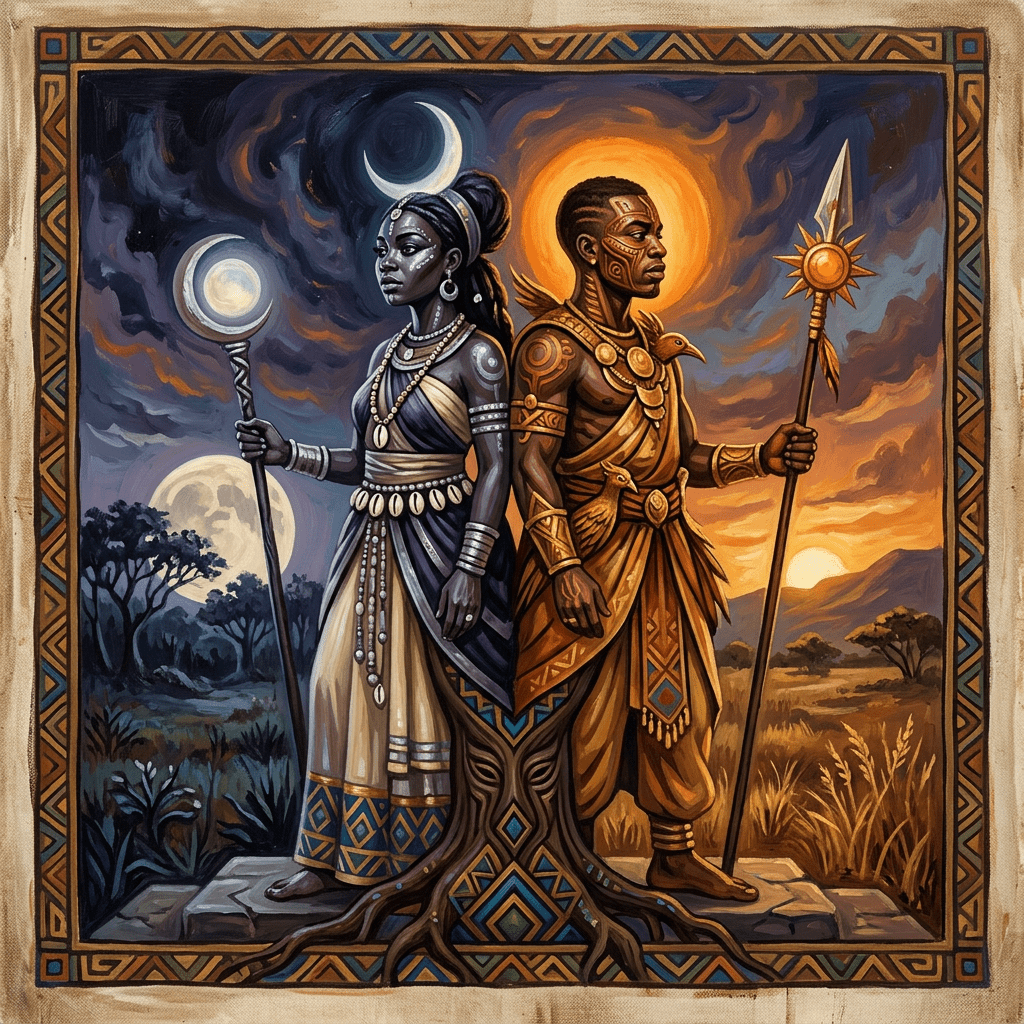 Mawu and Lisa twin deities duality